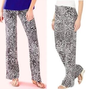 Lilly Pulitzer Black and White Patterned Pants